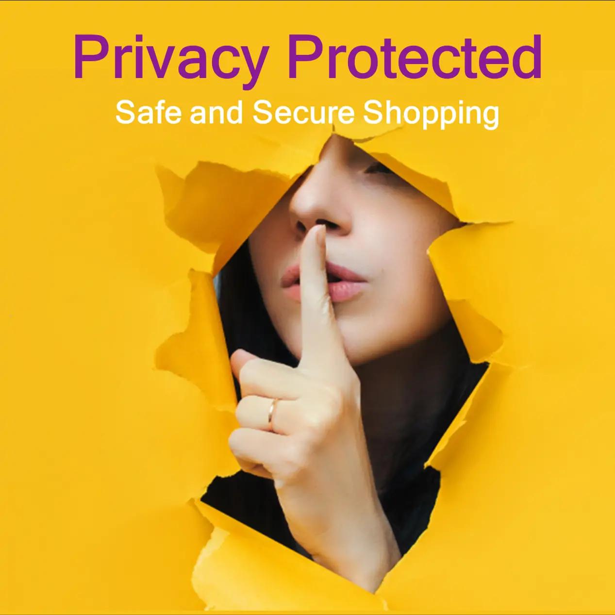 Privacy Protected — Safe and Secure Shopping