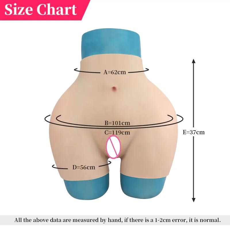 Bionic Giant-Hip Silicone Butt Pants