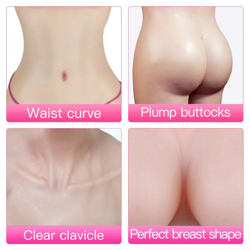 Mid-length Silicone Bodysuit with Cap Sleeves