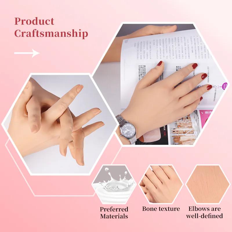 Realistic Silicone Feminine Hand Gloves