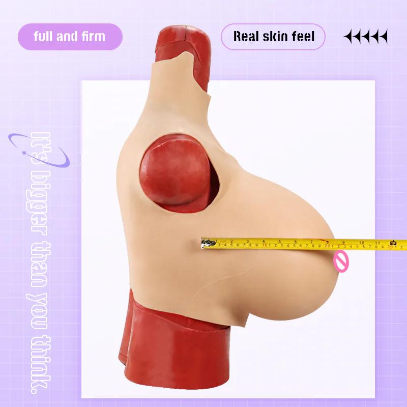 T-2 Heavy-Weight Silicone Breastplate — Ultra-Realistic Feel