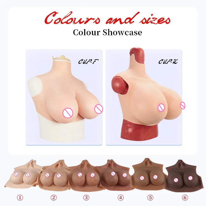 T-2 Heavy-Weight Silicone Breastplate — Ultra-Realistic Feel