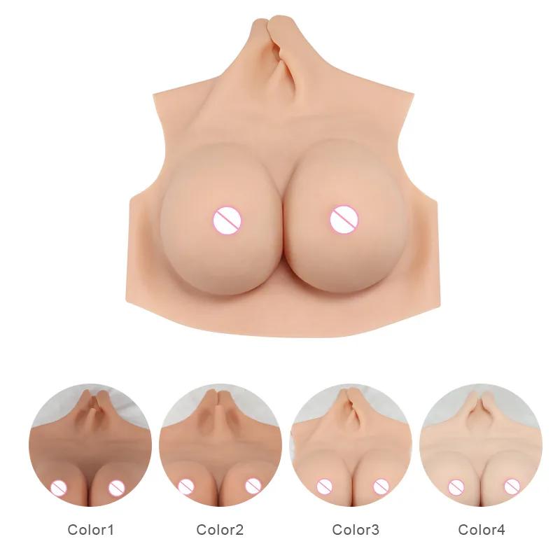T-C2 Full Coverage Silicone Breastplate — Big Cup