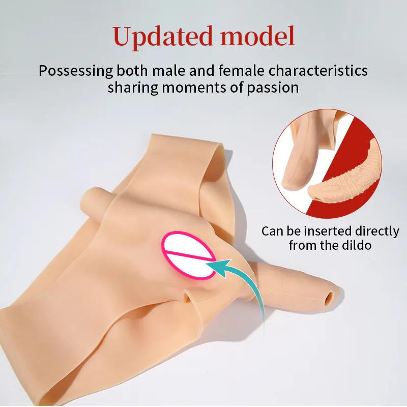 Fake Vagina Silicone Triangle Panties — Realistic Detail