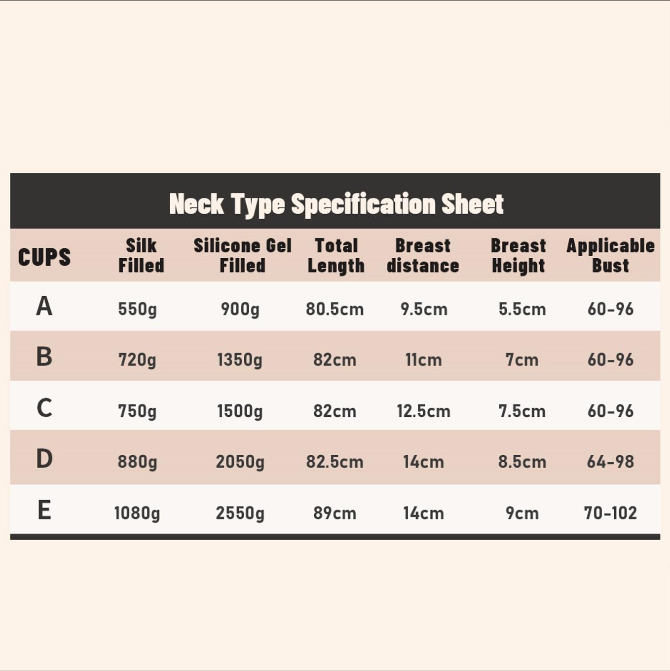 B-E Cup Short-sleeve Round-neck Simulates Real Sinew Texture Magic Tape Silicone Breastplate