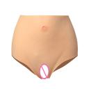 High-Waist Fake Vagina Silicone Panties