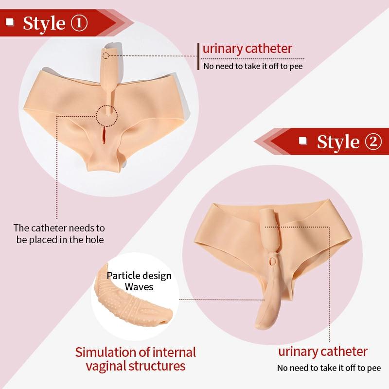 Silicone Vaginal Panties Brief