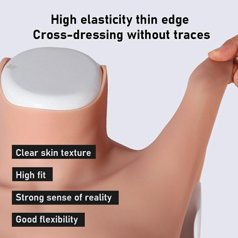 8th Generations B-E Cup Waffle Inside Long Silicone Bodysuit