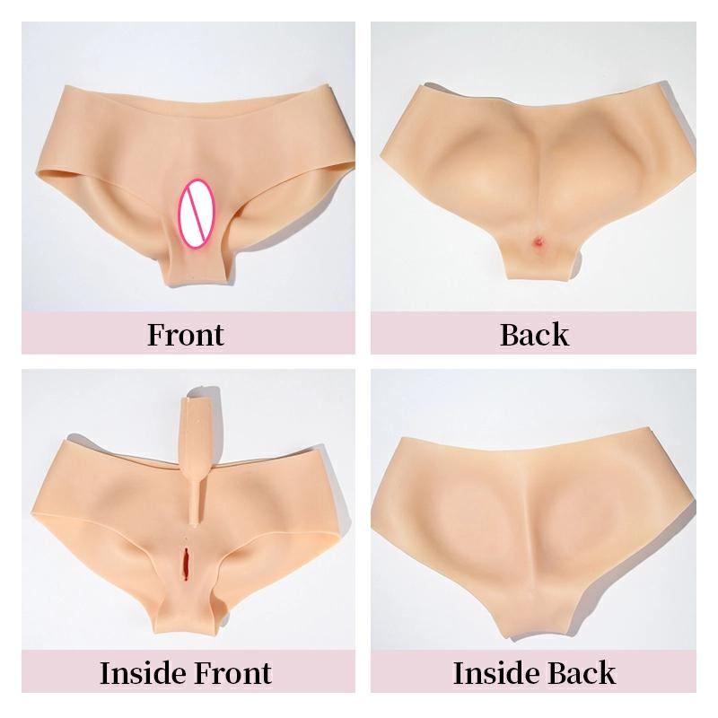 Silicone Vaginal Panties Brief