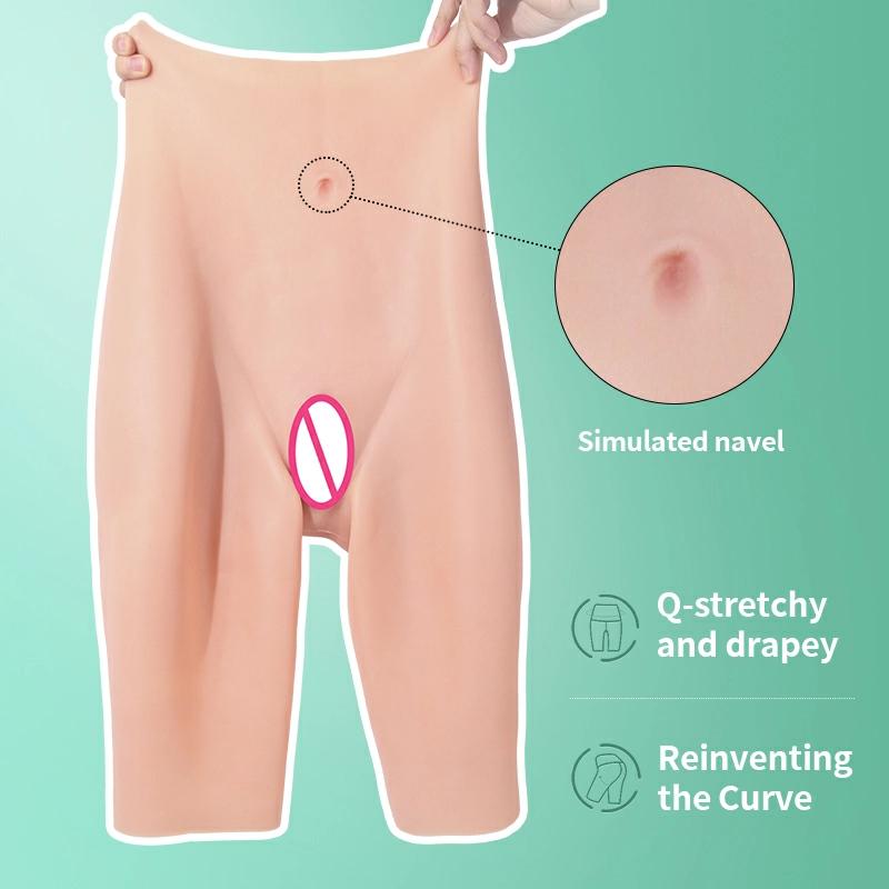 Half Length Silicone Hip Enhancer Vaginal Pants