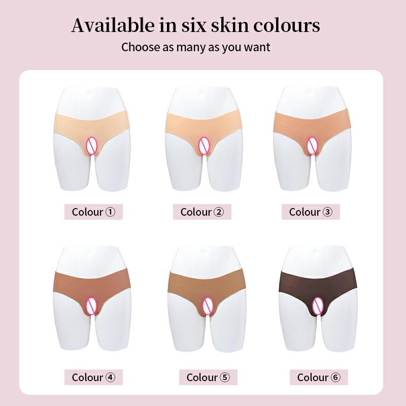 Silicone Vaginal Panties Brief