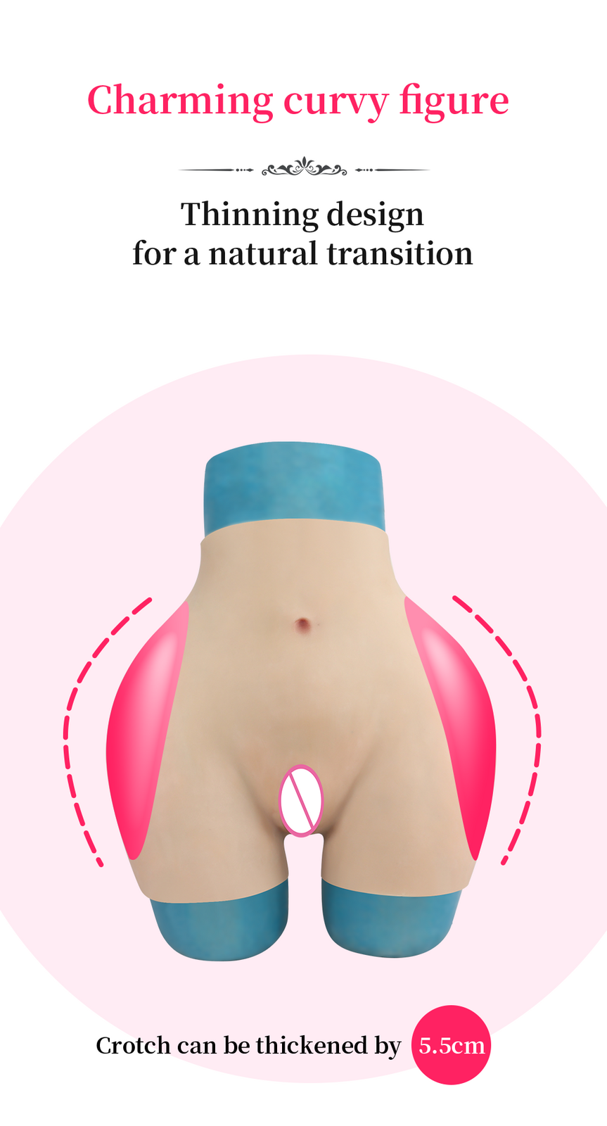 Bionic Giant-Hip Silicone Butt Pants detail 2