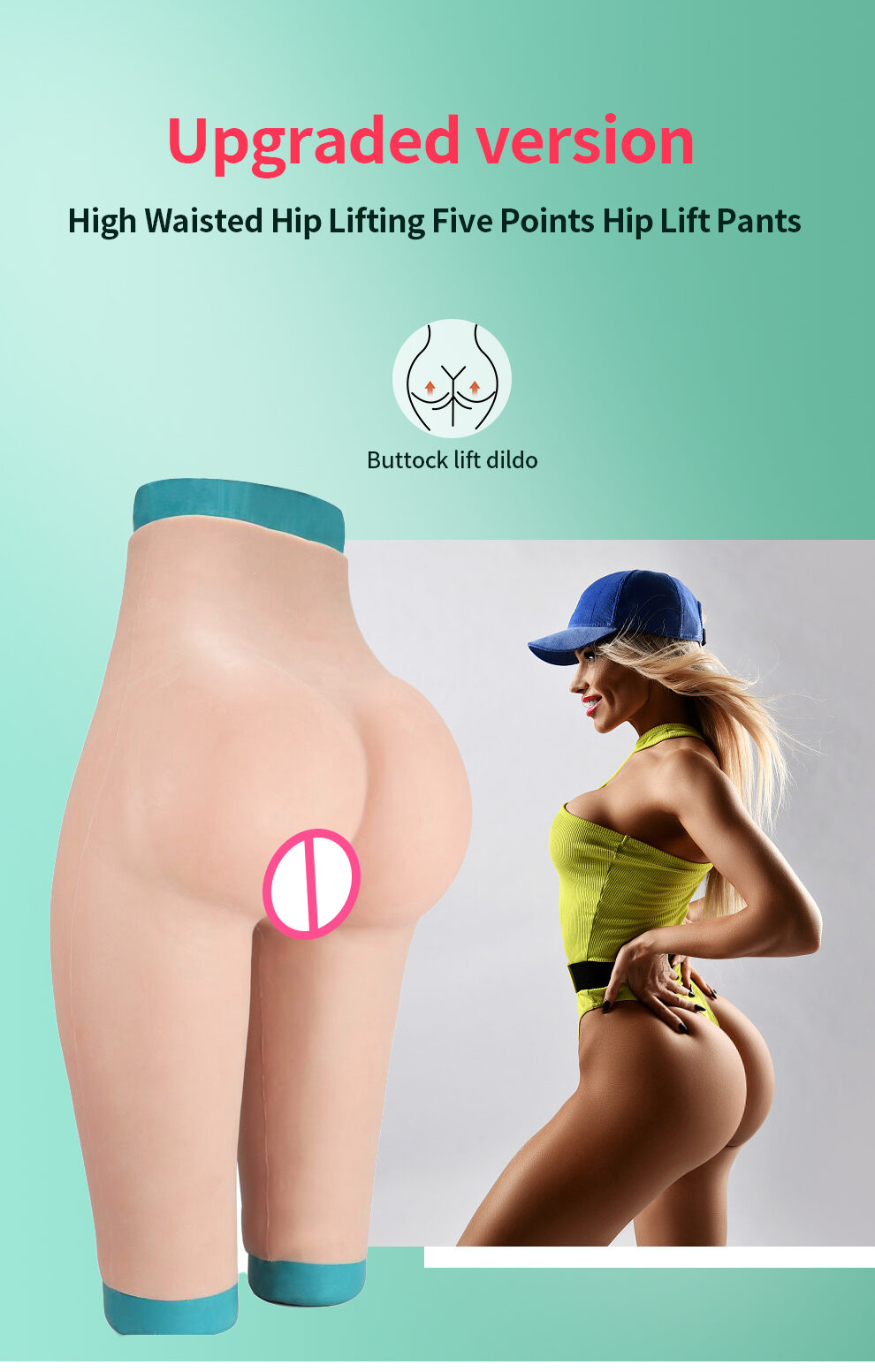 K-5 Silicone Hip & Butt Enhancer Pants detail 1