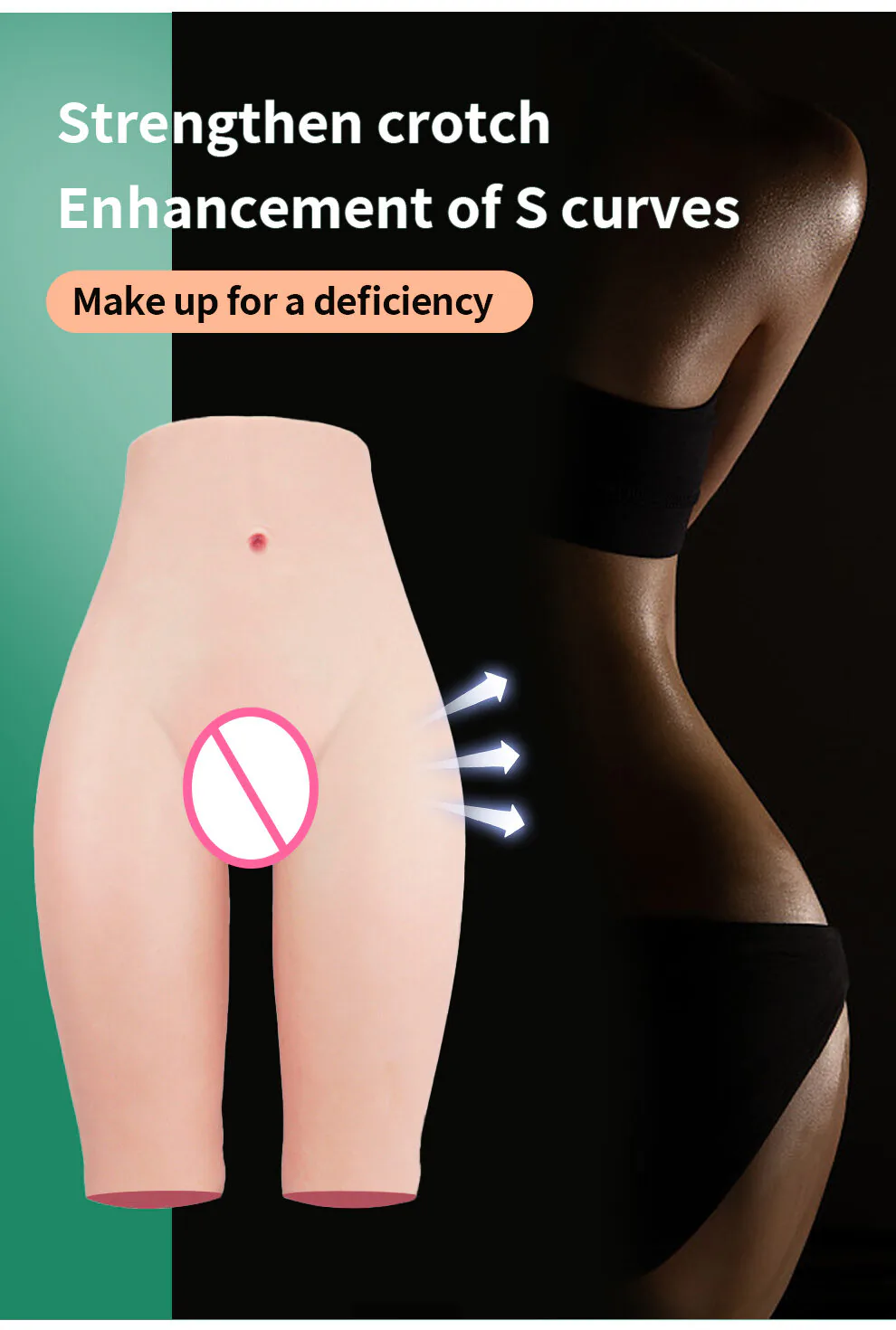 K-5 Silicone Hip & Butt Enhancer Pants detail 5