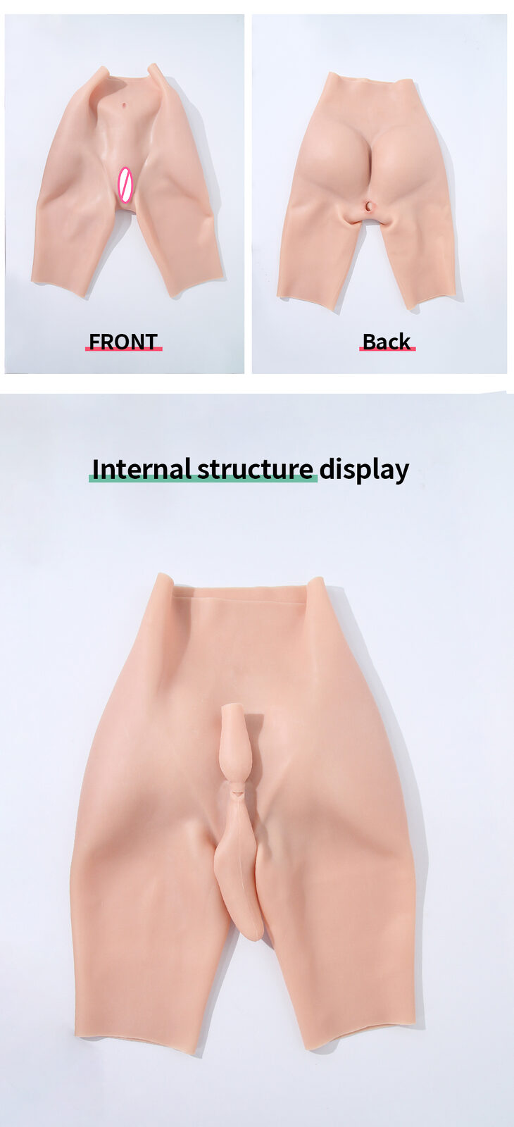 K-5 Silicone Hip & Butt Enhancer Pants detail 11