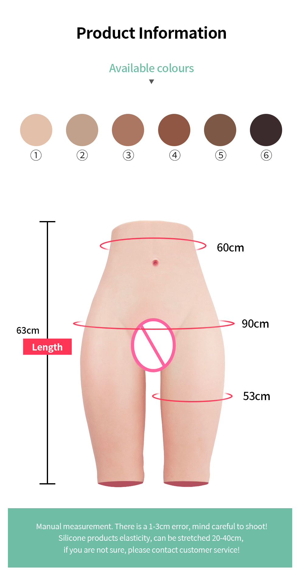 K-5 Silicone Hip & Butt Enhancer Pants detail 13