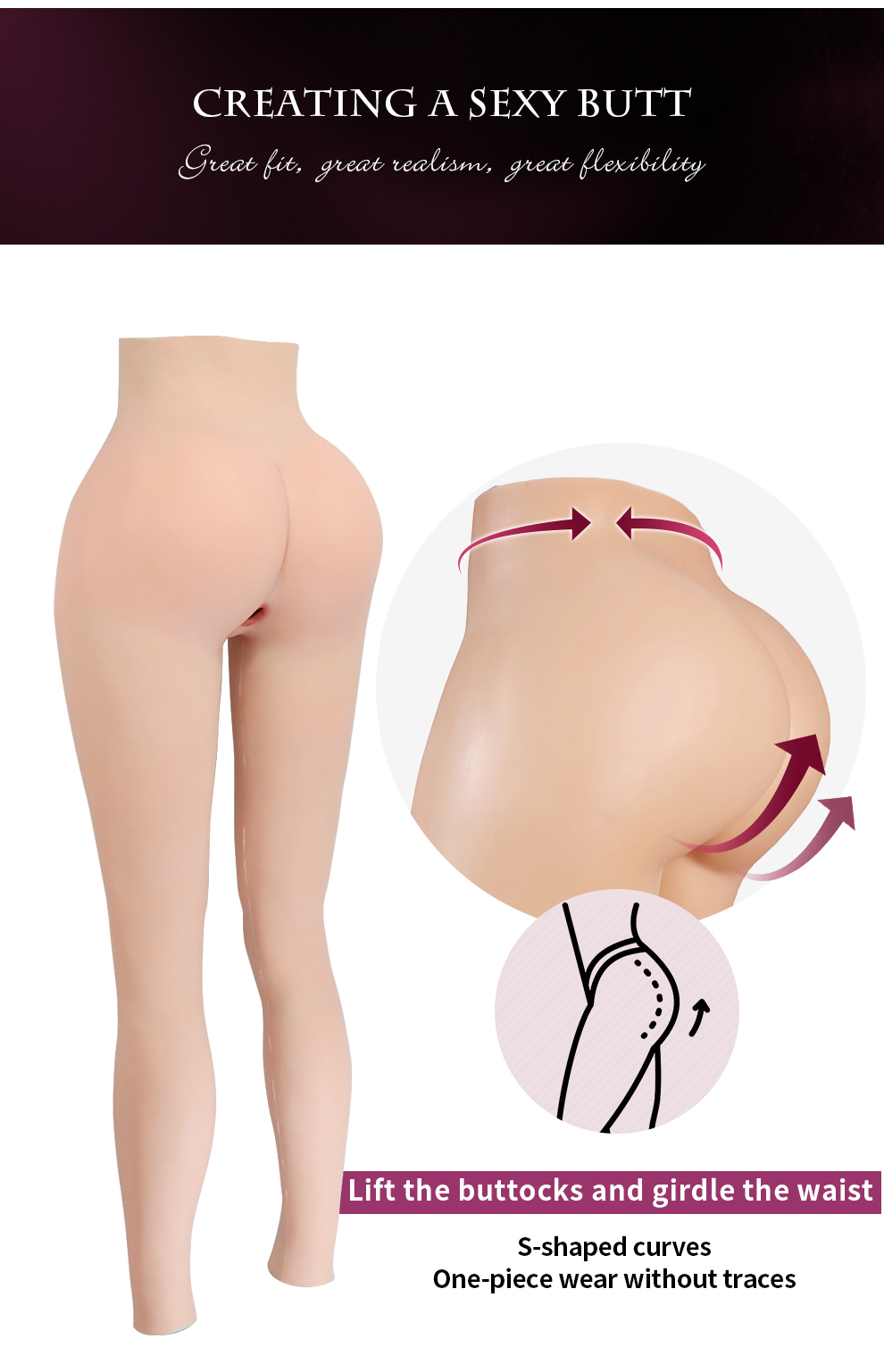 K-9 Premium Silicone Hip & Butt Enhancer detail 3