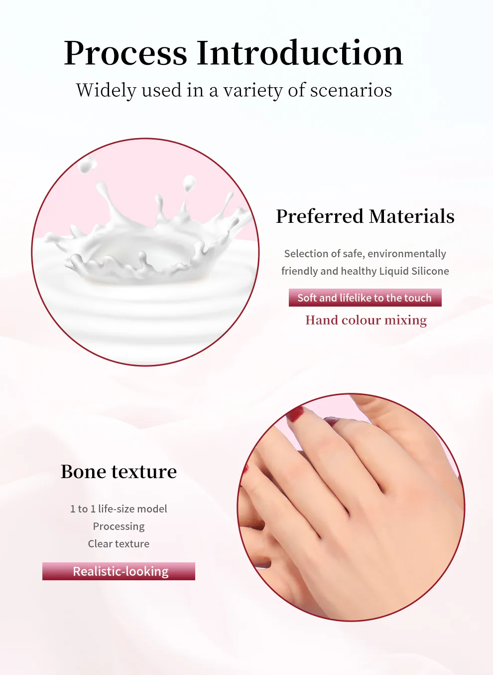 Realistic Silicone Feminine Hand Gloves detail 5