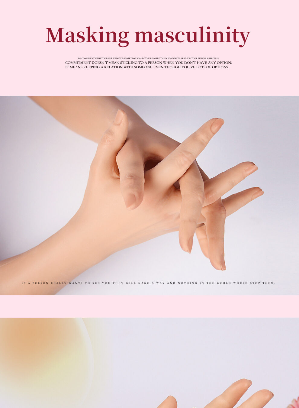Realistic Silicone Feminine Hand Gloves detail 7