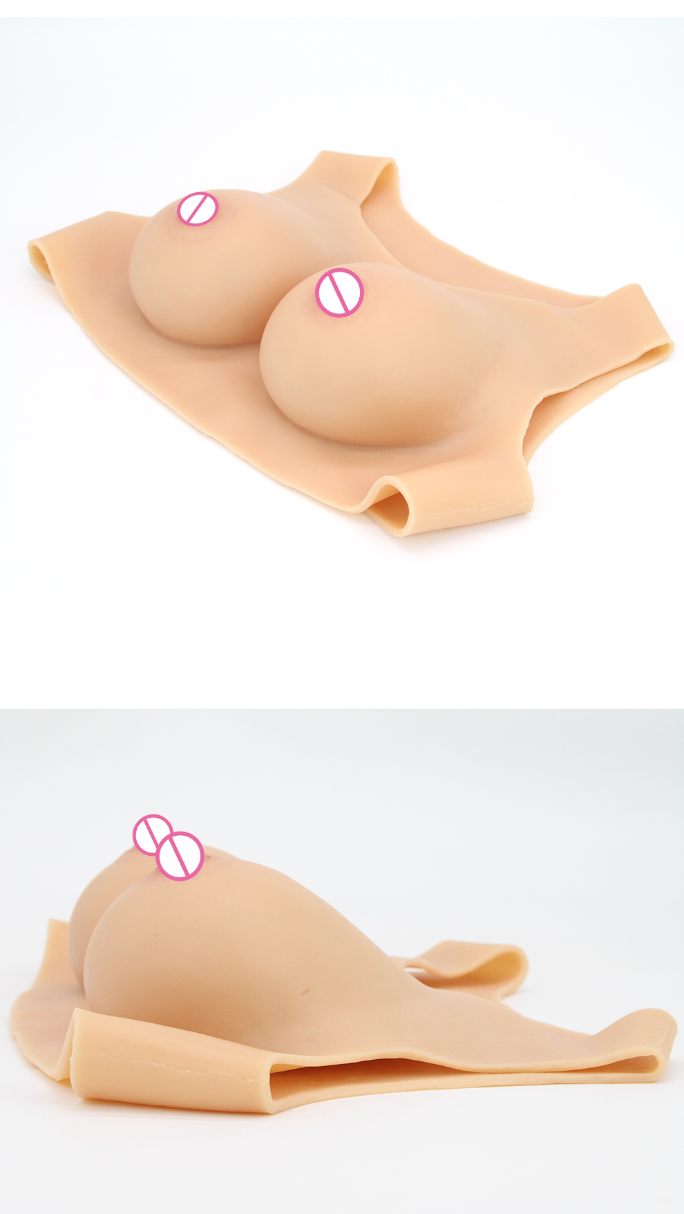 T-1 Classic Teardrop Silicone Breastplate detail 15
