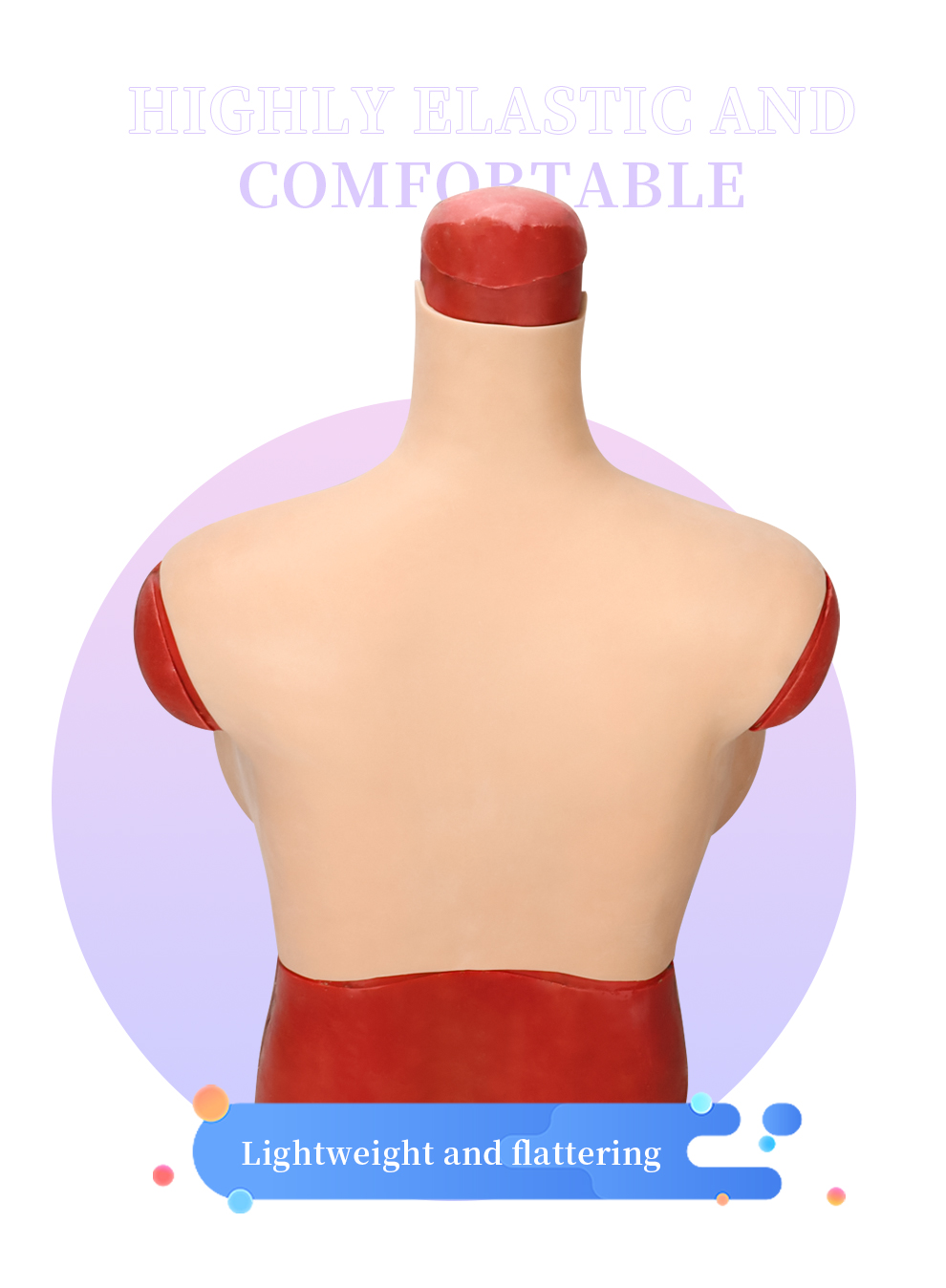 T-2 Heavy-Weight Silicone Breastplate — Ultra-Realistic Feel detail 8