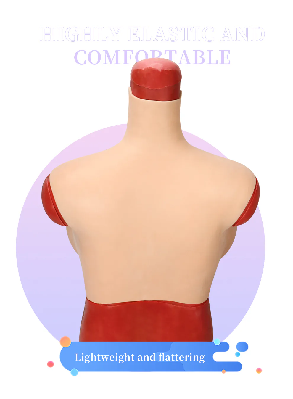 T-2 Heavy-Weight Silicone Breastplate — Ultra-Realistic Feel detail 15