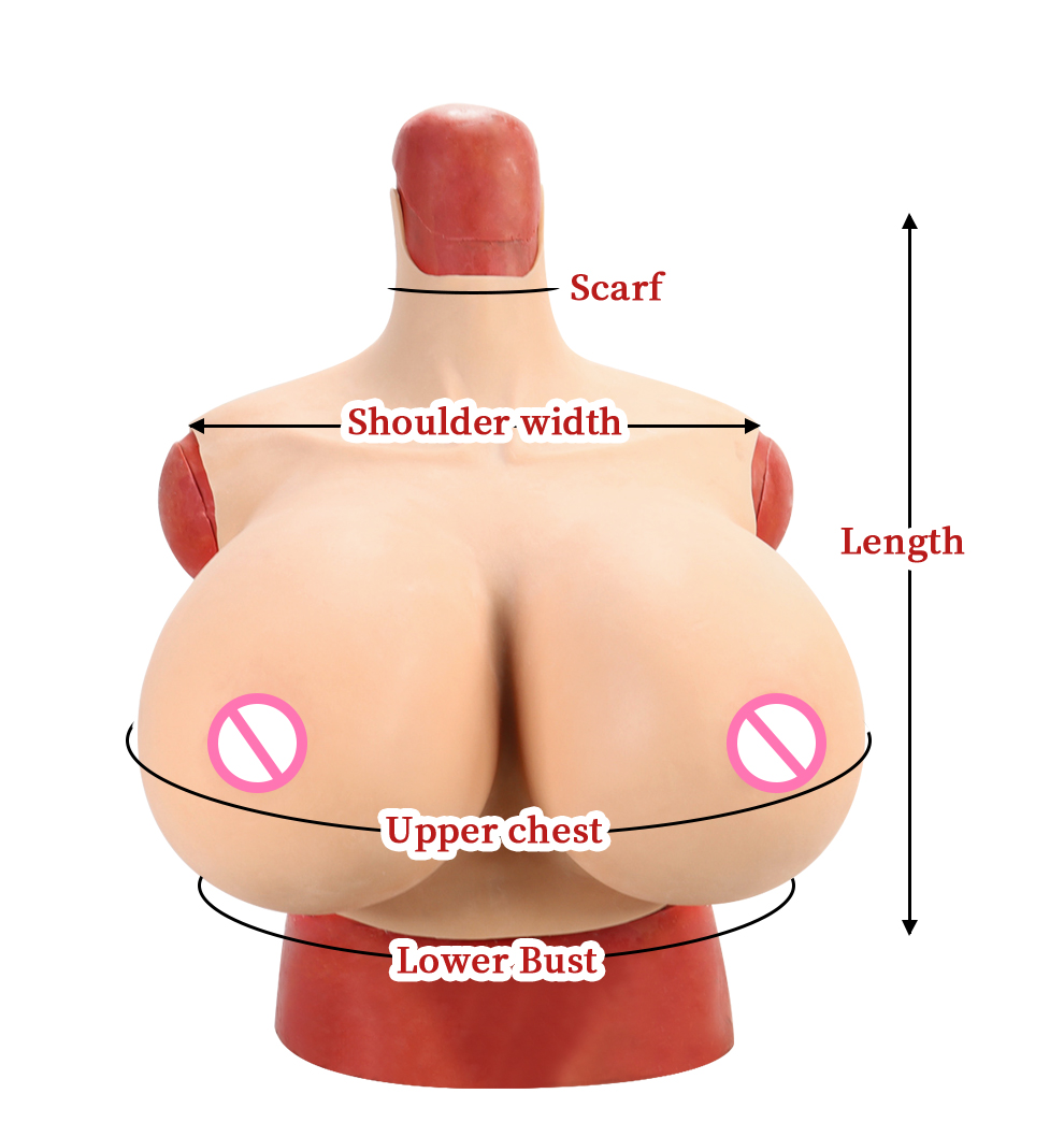 T-2 Heavy-Weight Silicone Breastplate — Ultra-Realistic Feel detail 13