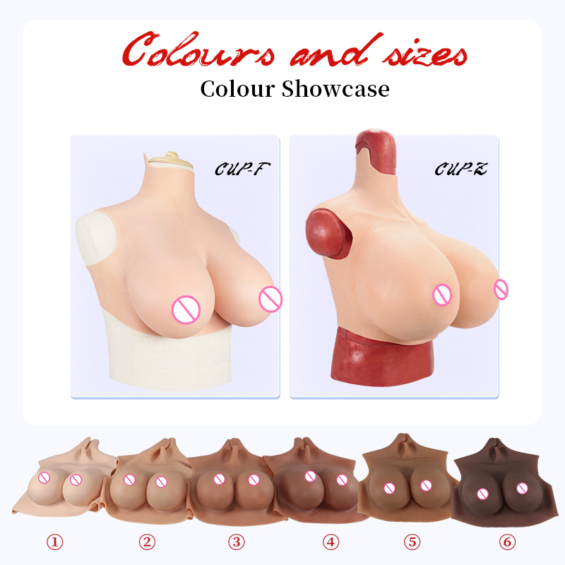 T-2 Heavy-Weight Silicone Breastplate — Ultra-Realistic Feel