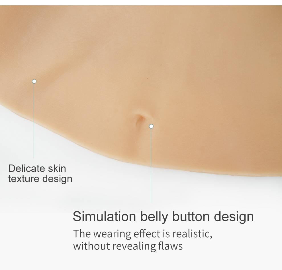 T-3 Enhanced Silicone Breastplate — Natural Bounce detail 7
