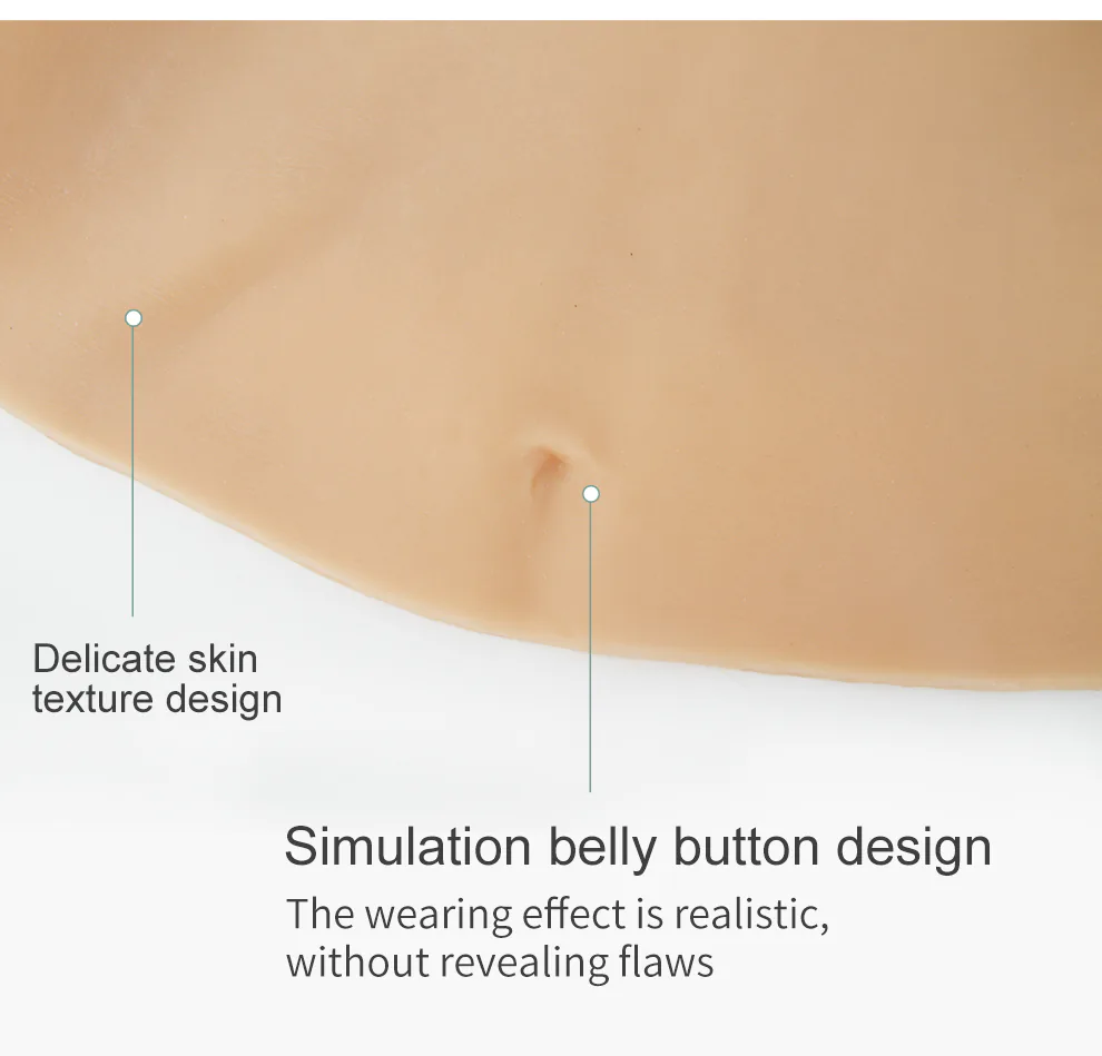 T-3 Enhanced Silicone Breastplate — Natural Bounce detail 13