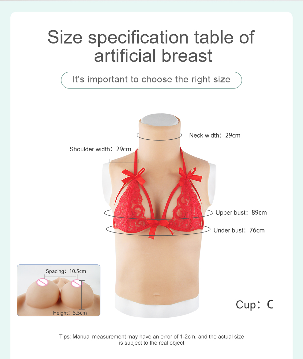 T-3 Enhanced Silicone Breastplate — Natural Bounce detail 12