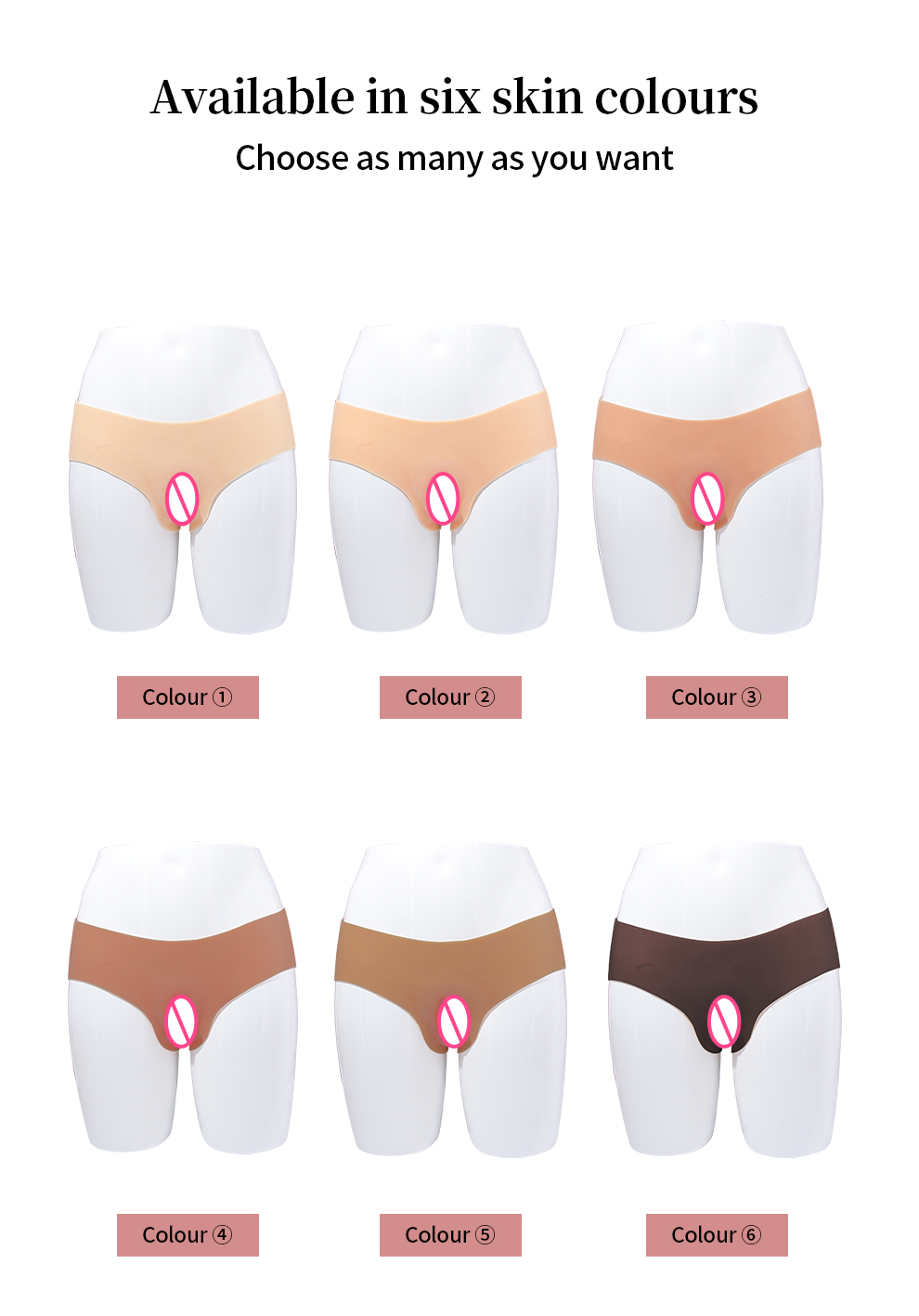 Fake Vagina Silicone Triangle Panties — Realistic Detail detail 8