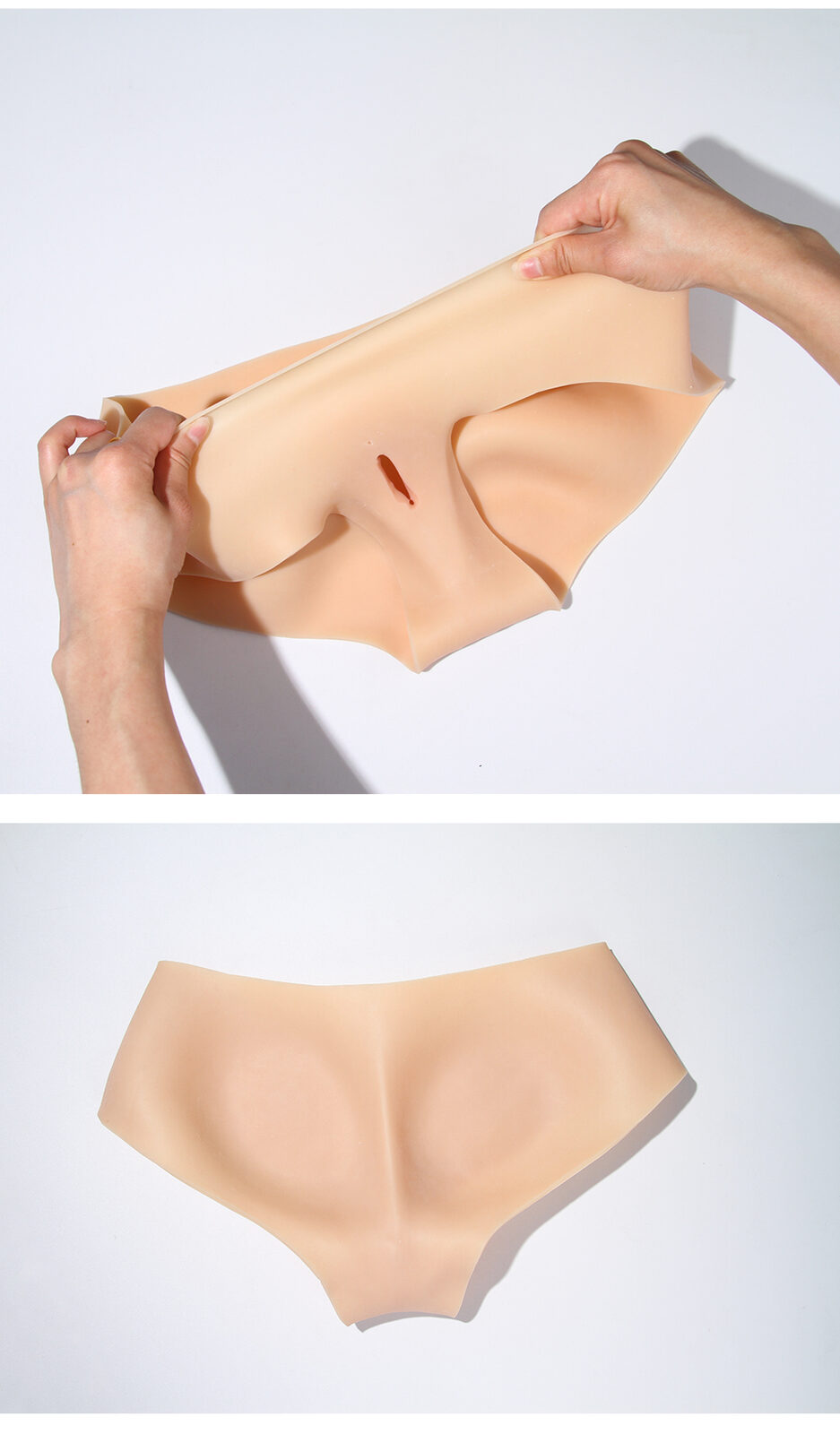 Fake Vagina Silicone Triangle Panties — Realistic Detail detail 13