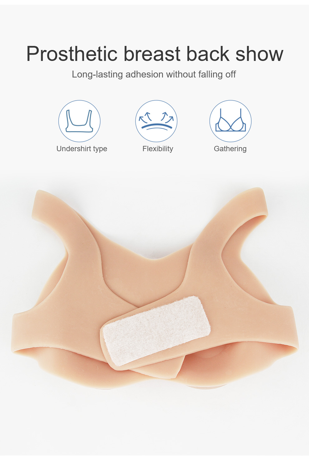 WPBT Pullover Silicone Breastplate — Seamless Back detail 7
