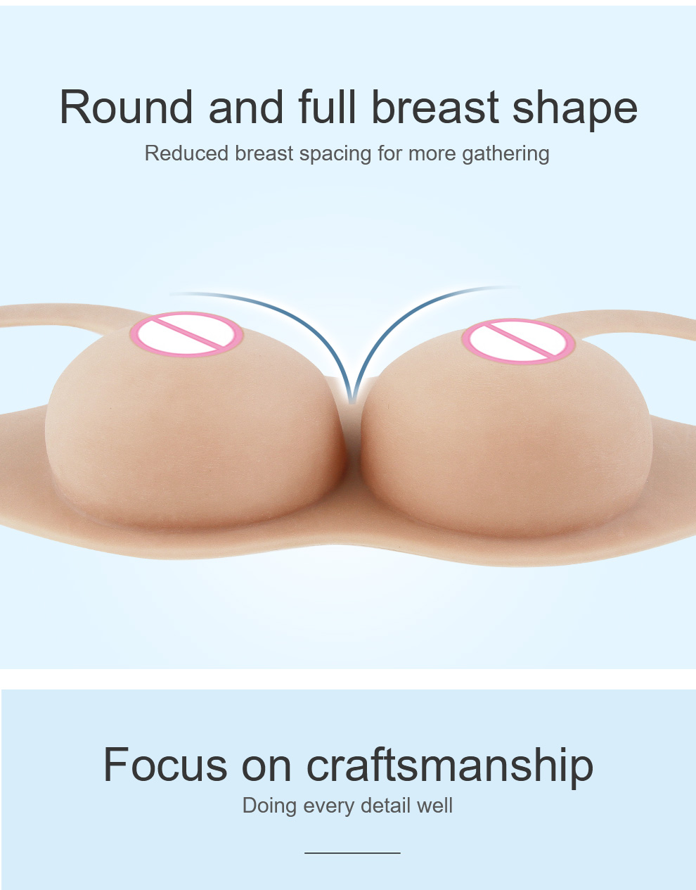 WPBT Pullover Silicone Breastplate — Seamless Back detail 9