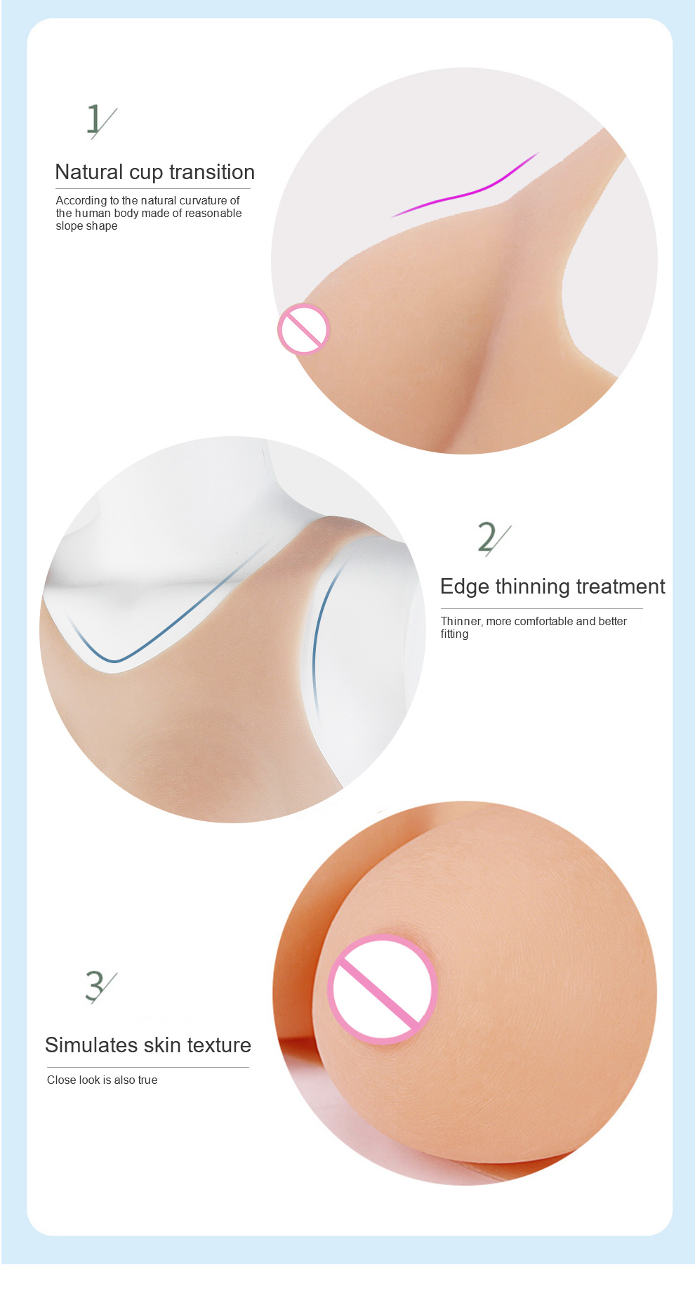 WPBT Pullover Silicone Breastplate — Seamless Back detail 10