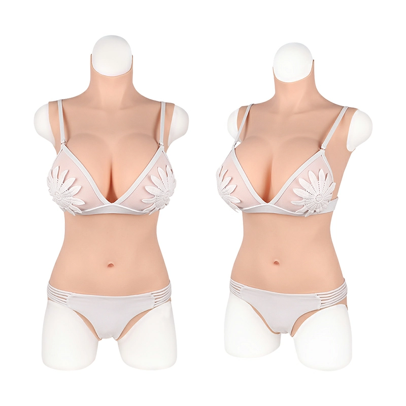 B-E Cup Swimwear Design Silicone Bodysuit with vaginal tube