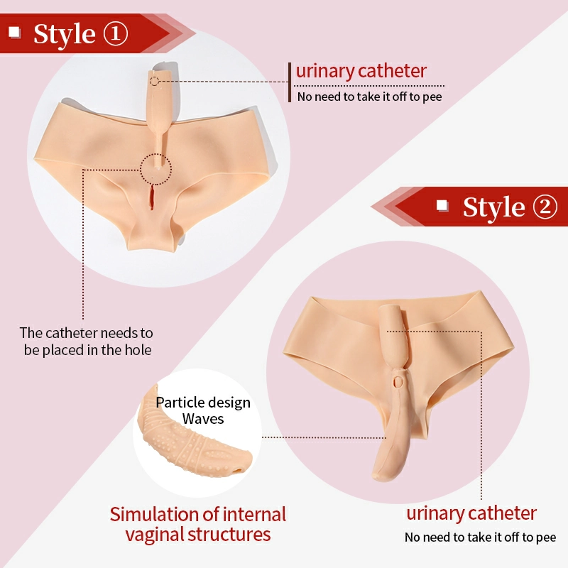 Silicone Vaginal Panties Brief