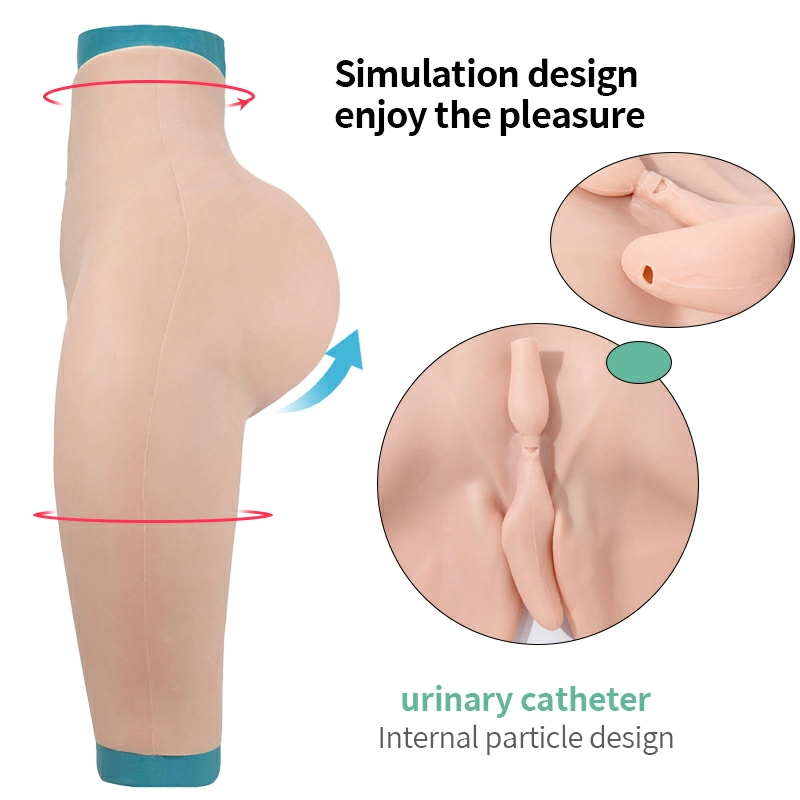 Half Length Silicone Hip Enhancer Vaginal Pants