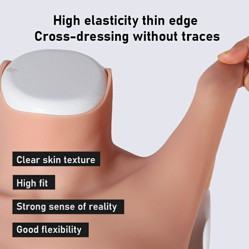 8th Generations B-E Cup Waffle Inside Long Silicone Bodysuit