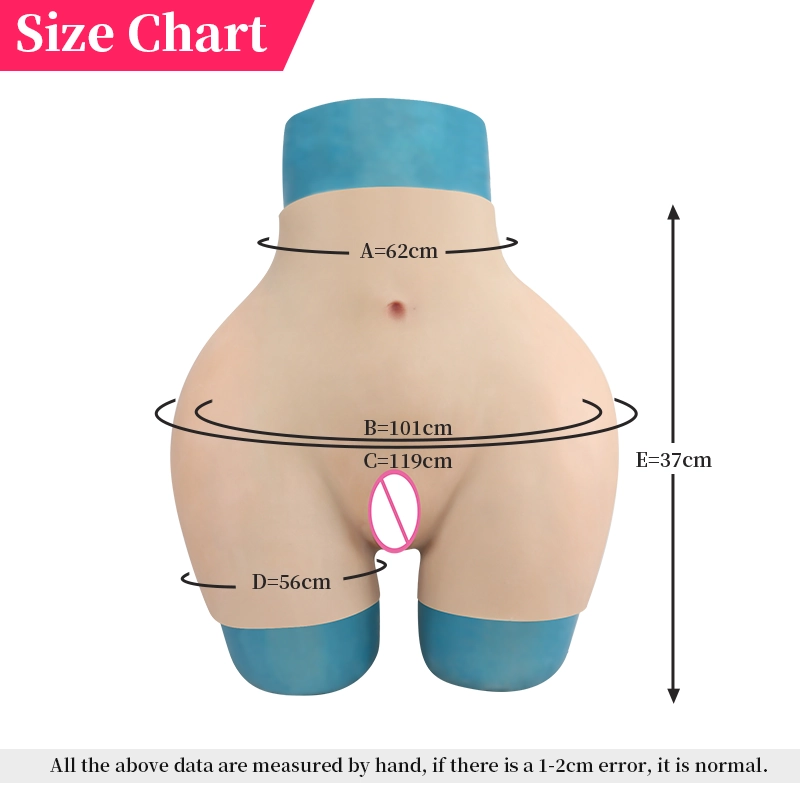 Larger Silicone Open-crotch Pants Hip Enhancer
